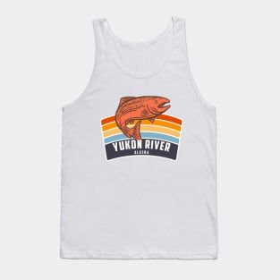 Yukon River Alaska Salmon Fishing Graphic Tank Top